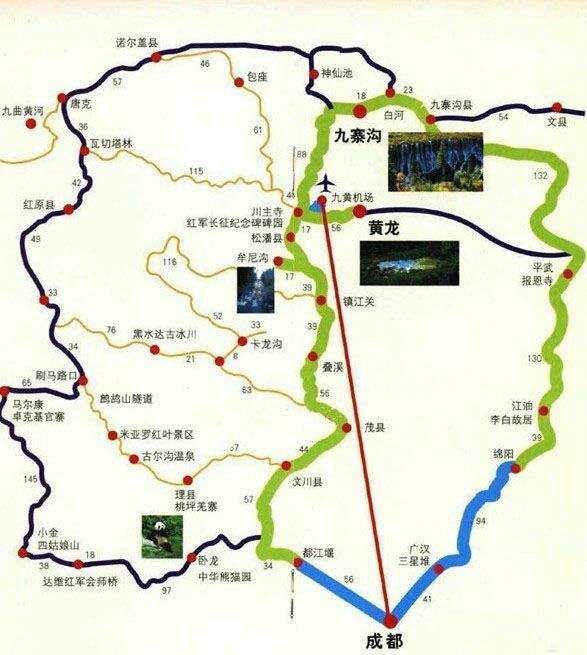 {易七現金網}(九寨沟旅游路线示意图简笔画)